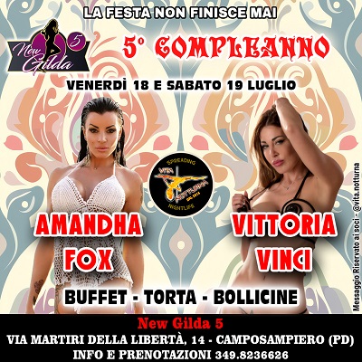 5° Compleanno del New Gilda 5 5° Compleanno del New Gilda 5
