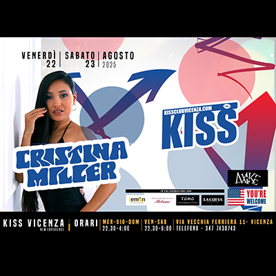 Cristina Miller al Kiss di Vicenza