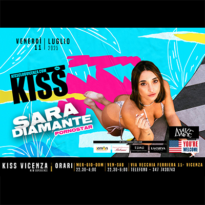 Sara Diamante al Kiss di Vicenza