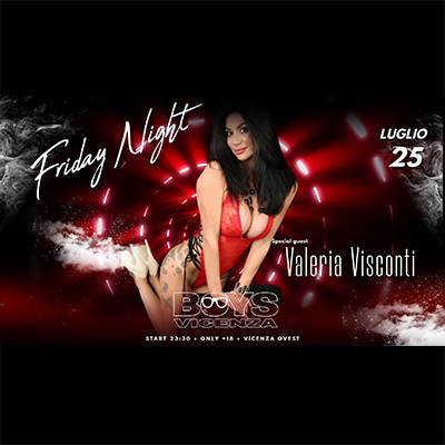Valeria Visconti al Boys di Vicenza